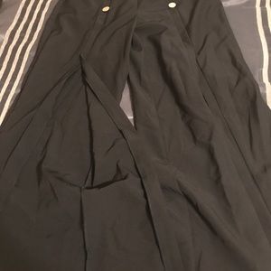 Wide leg slacks